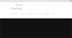 Desktop Screenshot of ettalilienthal.com